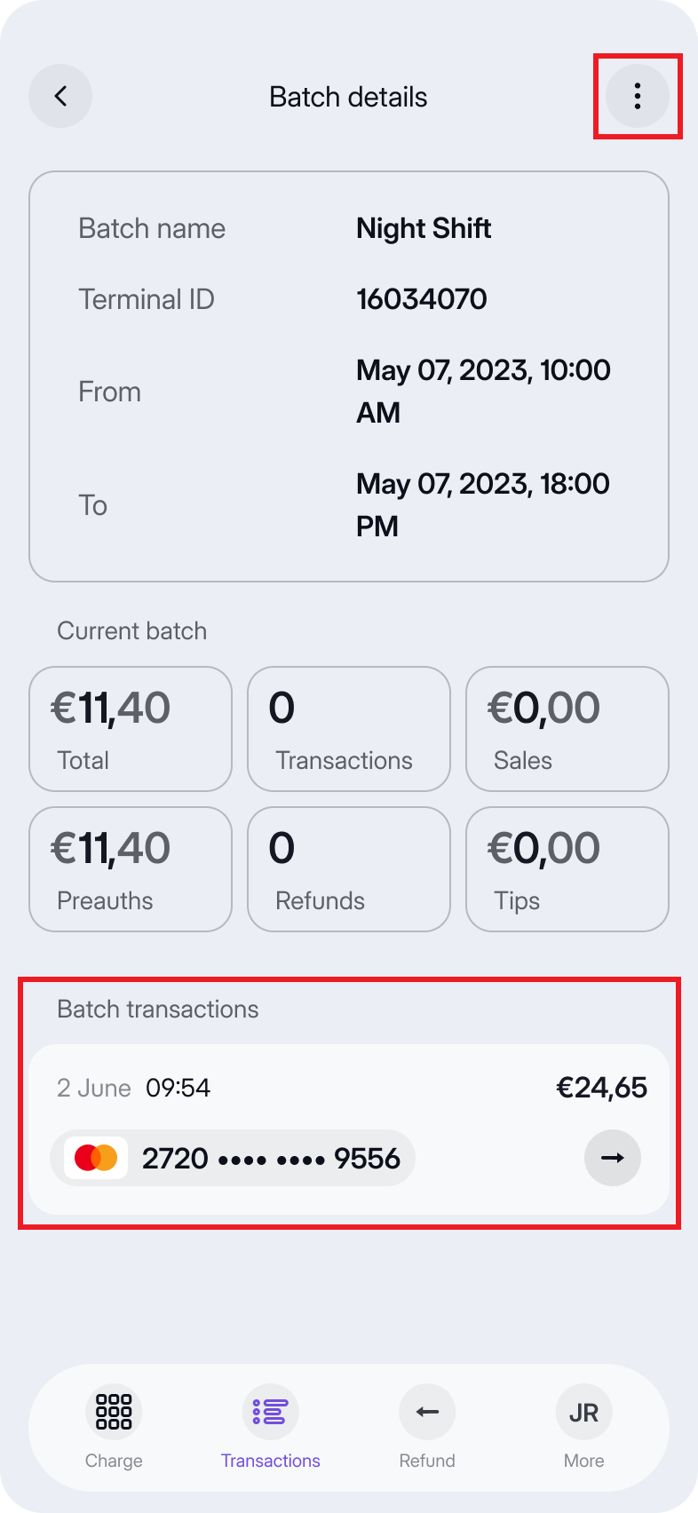 Transaction History - 04