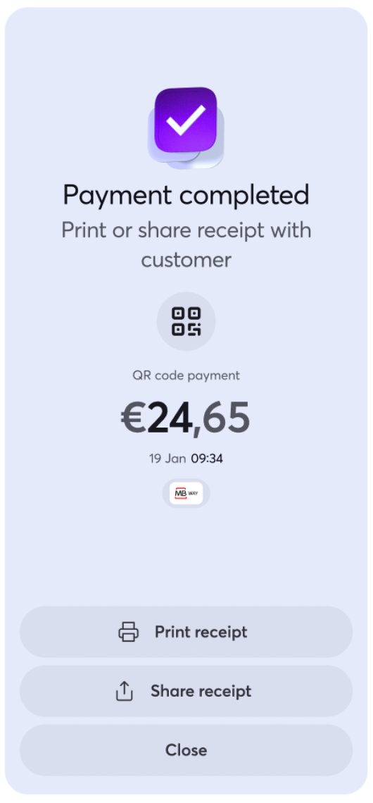 MB WAY QR (for POS) - User Journey - 4