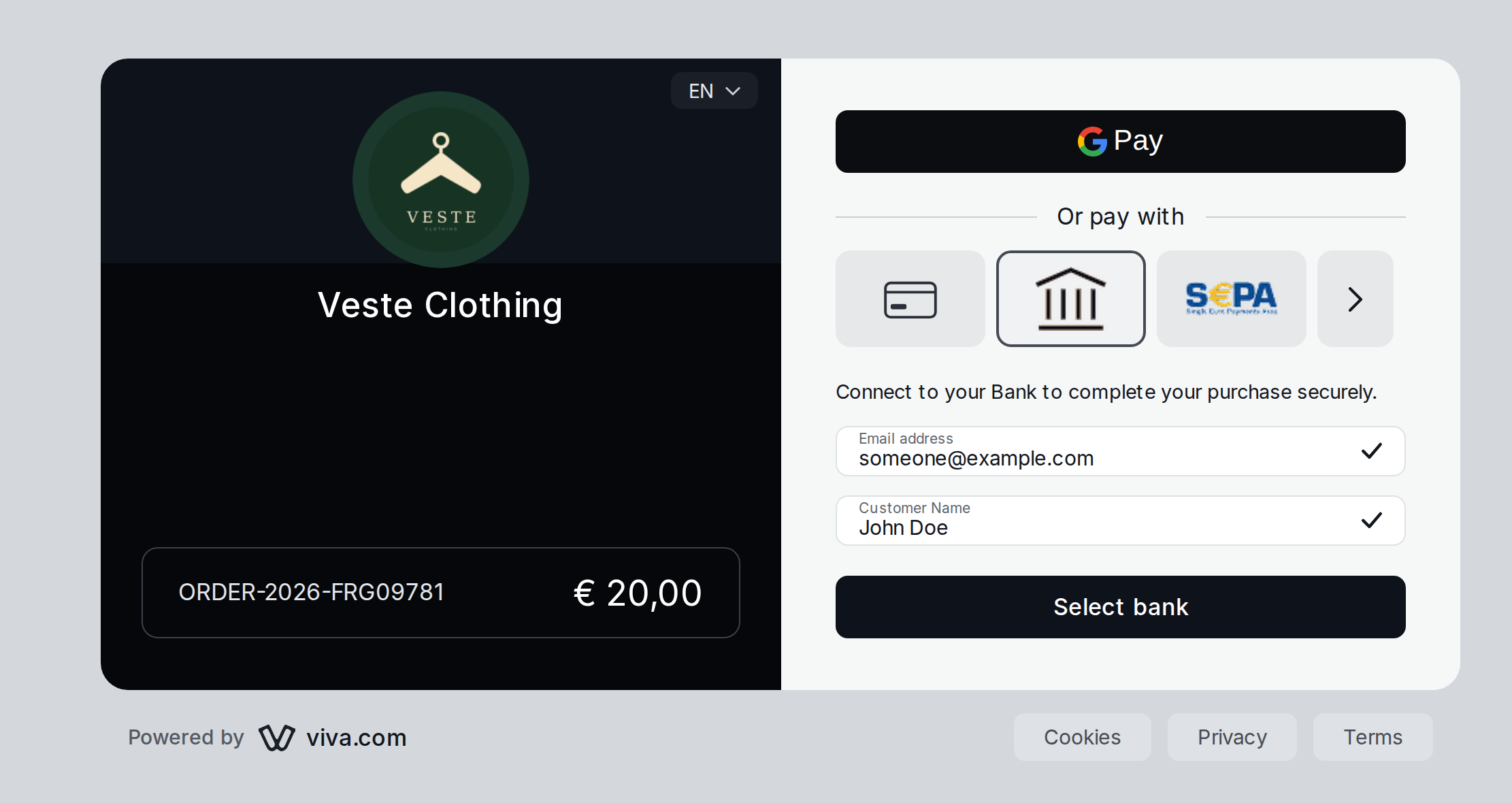 Pay By Bank - User Journey - 1