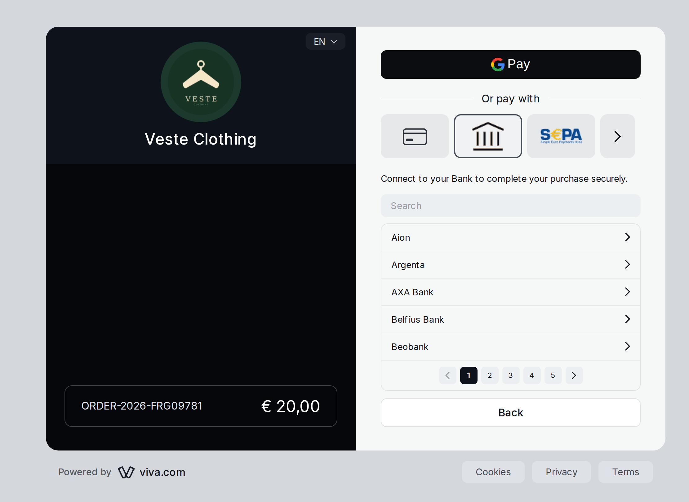 Pay By Bank - User Journey - 2