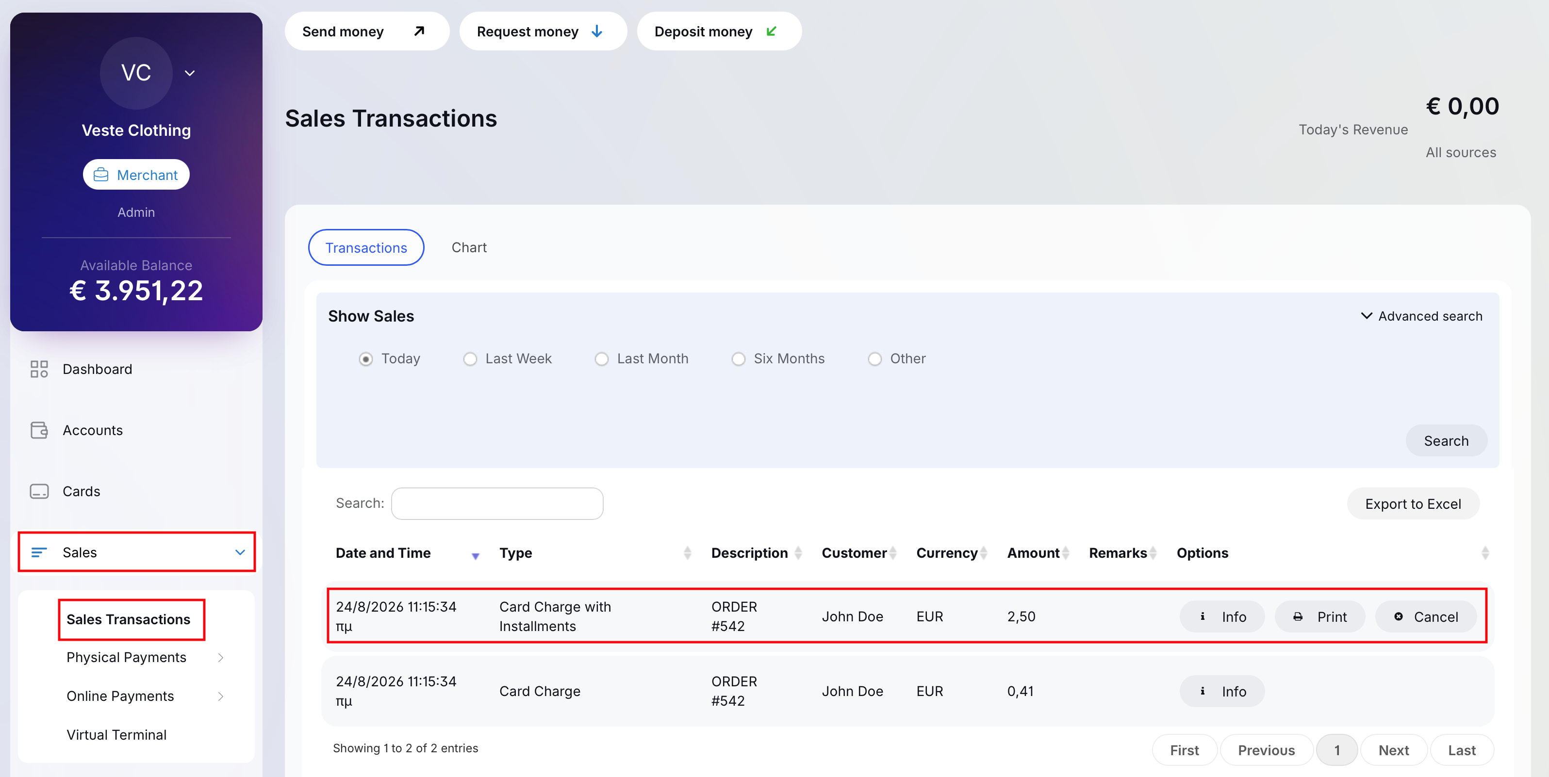 Payment Page URL