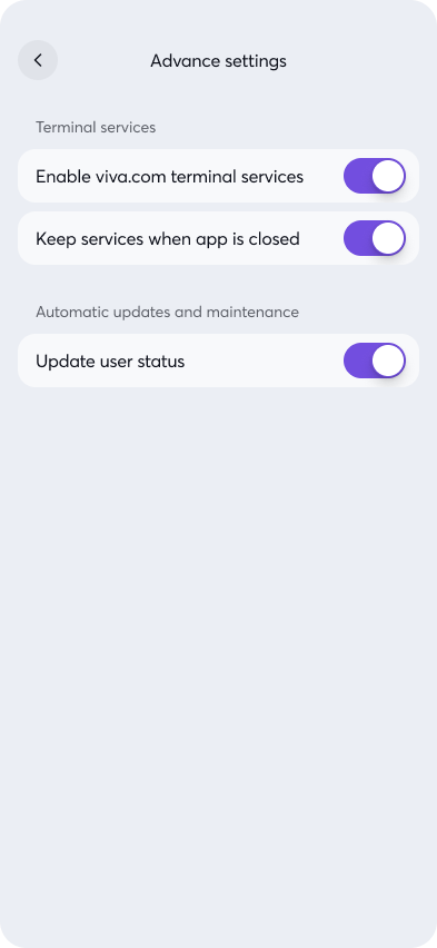 Advance Settings 2