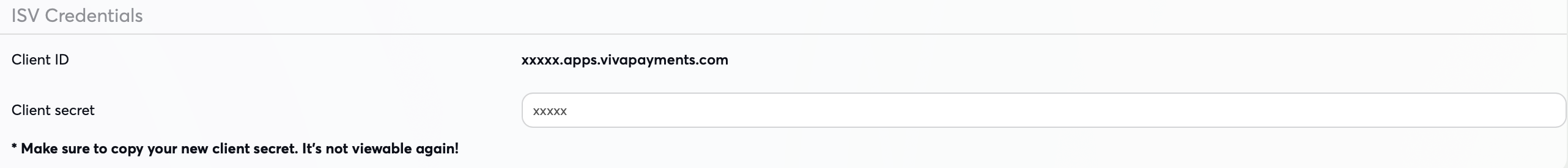 ISV Credentials Access 3