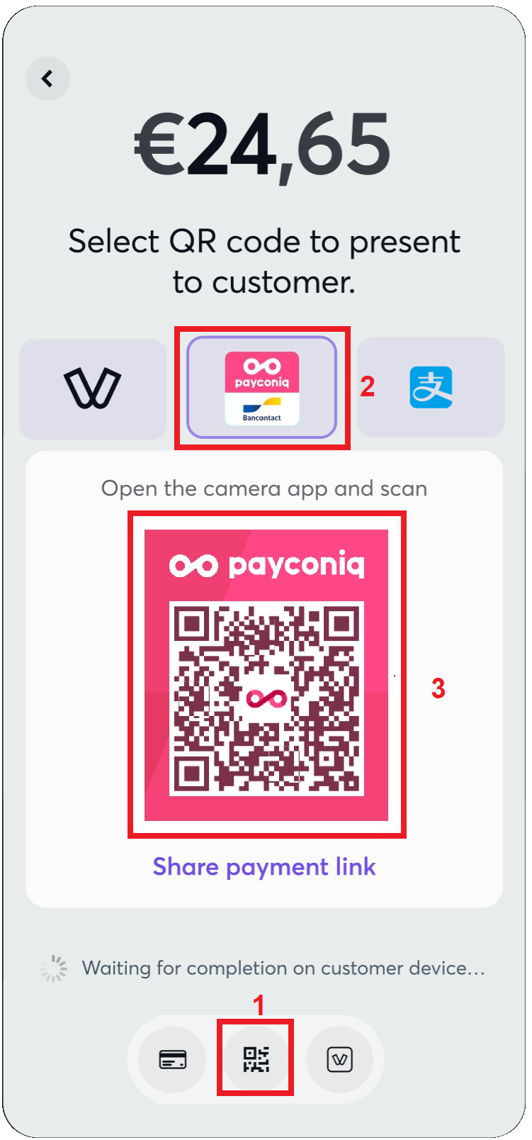 Payconiq (for POS) - User Journey - 1