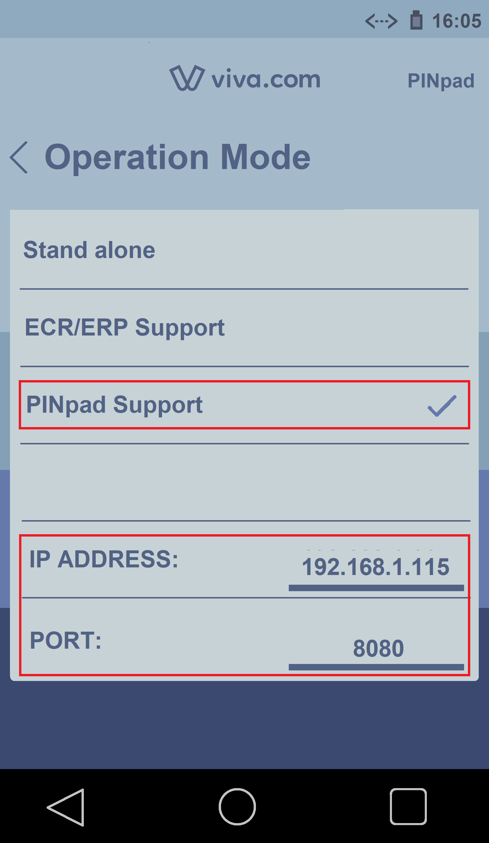 A80 - IP & Port