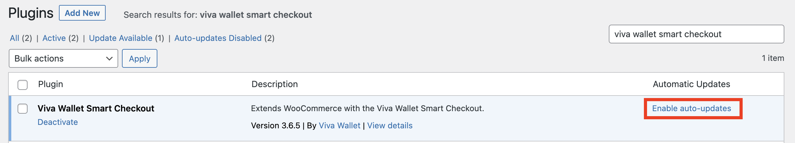 Viva Smart Checkout Plugin Configure